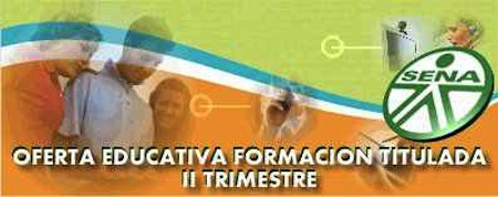 Convocatoria SENA segundo trimestre 2013
