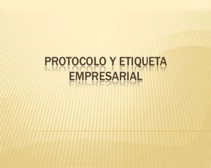 Curso Sena De Etiqueta Y Protocolo Empresarial
